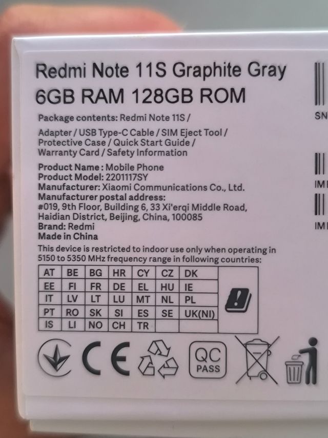 REDMI NOTE 11S