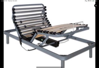 Cama articulada y colchón visco de regalo 105cm