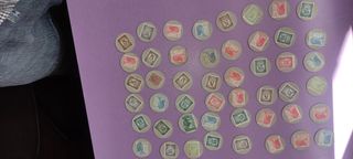 Cartón monedas de municipios de Oviedo