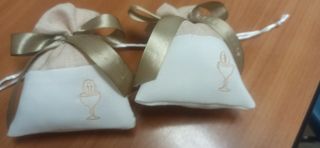 2 sacchetti porta confetti comunione