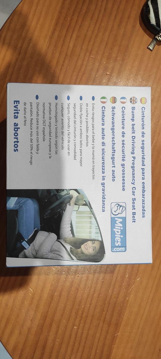 Cinturón embarazo .