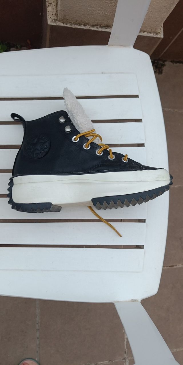 Botas suela ancha borreguillo Converse casi nuevas