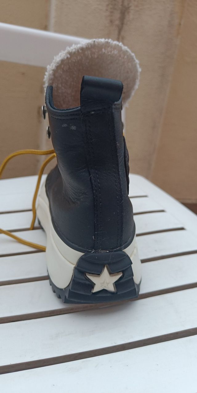 Botas suela ancha borreguillo Converse casi nuevas