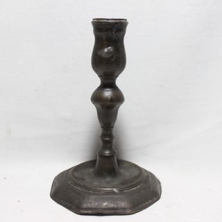 Antico Candeliere Primi XVIII in Bronzo