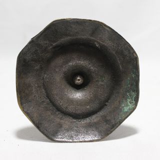 Antico Candeliere Primi XVIII in Bronzo