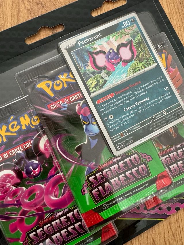 Blister Pokemon Segreto Fiabesco Pecharunt sealed