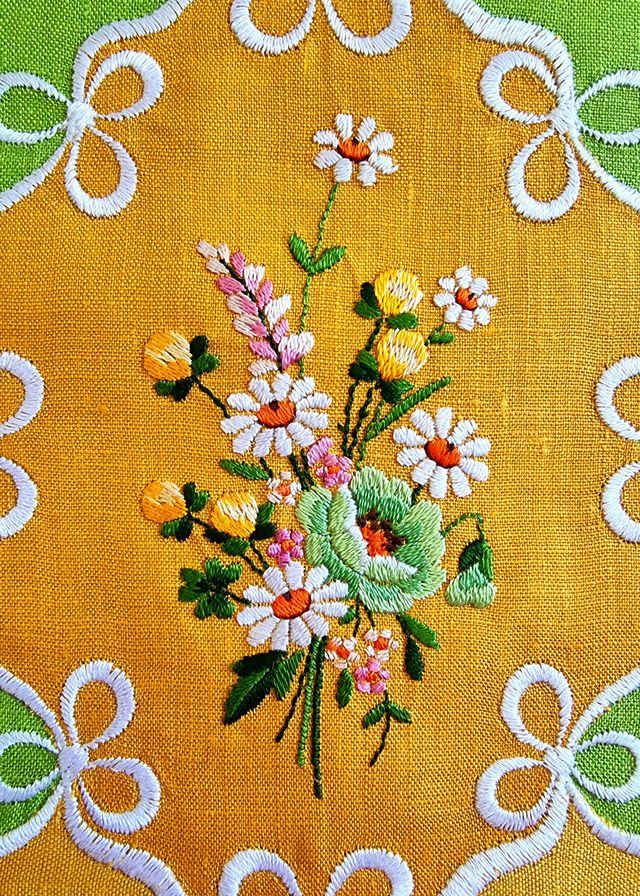 1 Asciugamano Puro Lino Anni 60