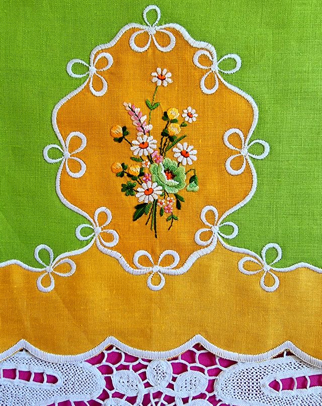 1 Asciugamano Puro Lino Anni 60