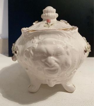 Centrotavola ceramica Capodimonte