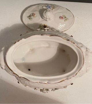 Centrotavola ceramica Capodimonte