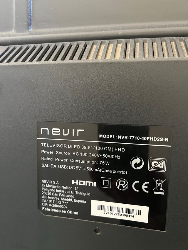 Tv 32”/ 40” pulgadas nueva sin smart tv