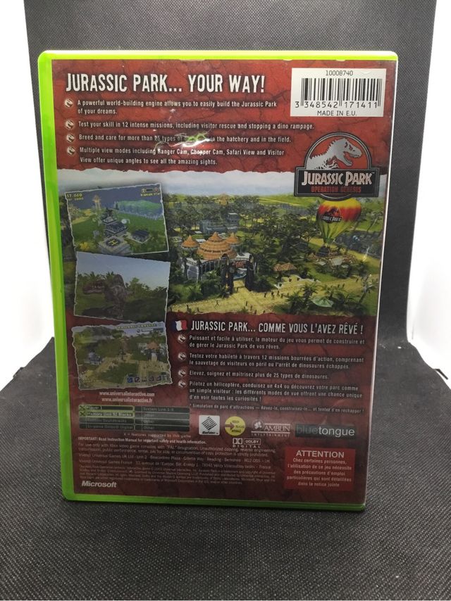 Jurassic Park: Operation Genesis XBOX Clásica