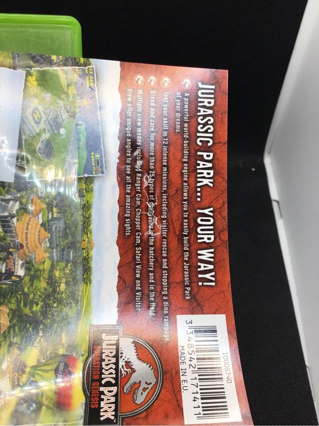 Jurassic Park: Operation Genesis XBOX Clásica