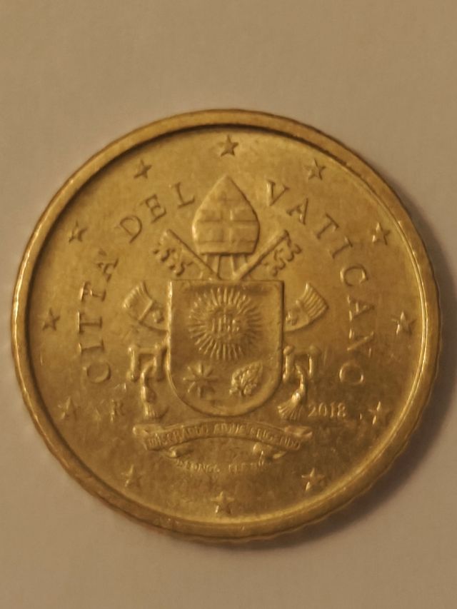 Moneta 50 cent 2018 Vaticano 