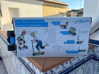 Patinete convertible en monopatin