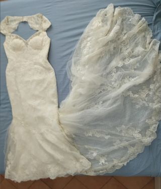 Vestido de novia Pronovias talla 40.