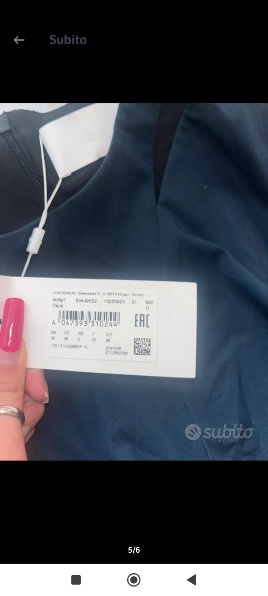 vestitino donna Ugo Boss