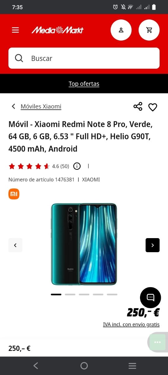 Xiaomi Redmi note 8