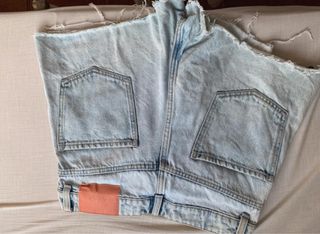 vaquero corto zara