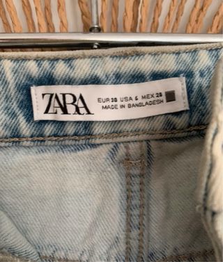 vaquero corto zara