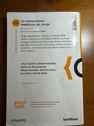 La maravillosa medicina de Jorge Roald Dahl
