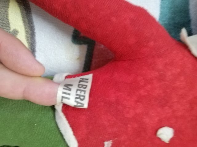 Pinocchio in panno anni 50 Alberani grande