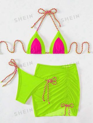 conjunto de baño para la playa