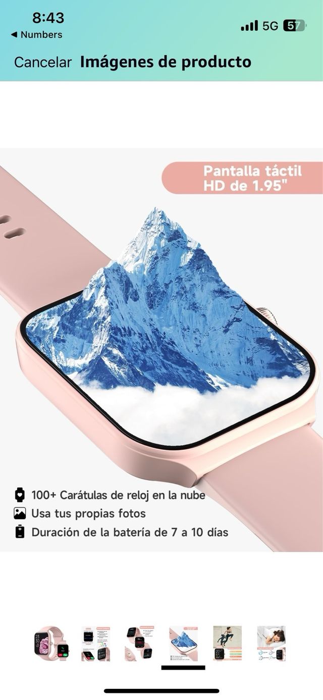 TOOBUR Reloj Inteligente Mujer