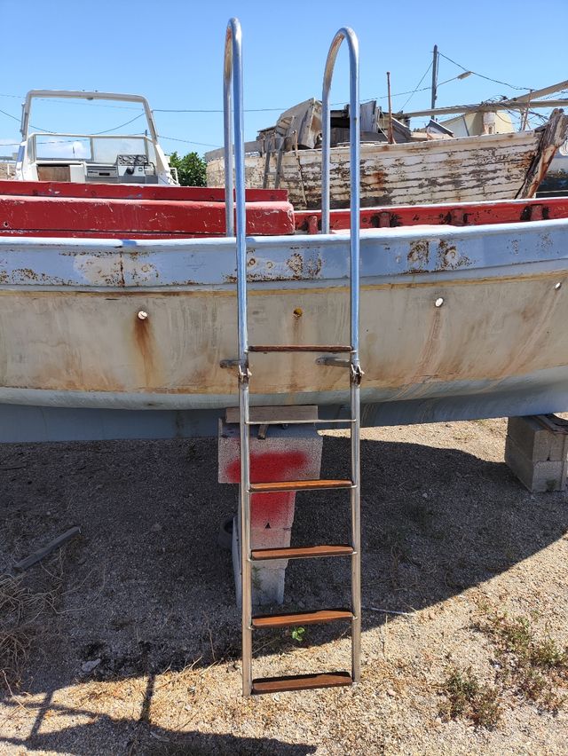 Escalera plegable de baño para barco