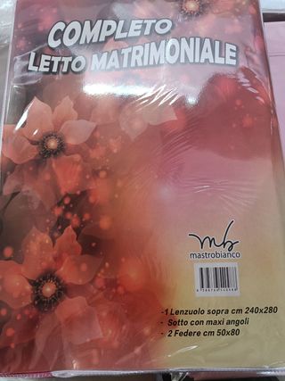 Lenzuola matrimoniali policotone