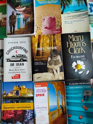 Novelas, libros alemán, inglés, francés, holandes