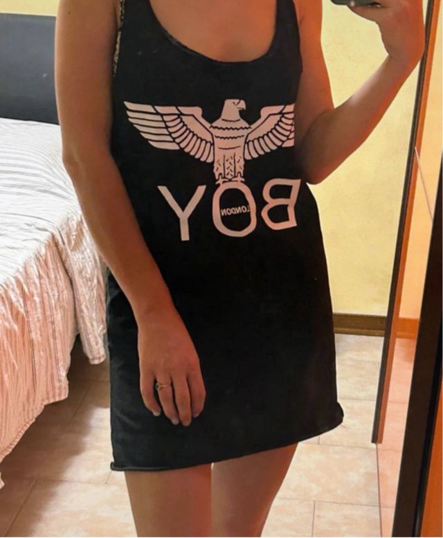 Abito canotta lunga donna Boy London 