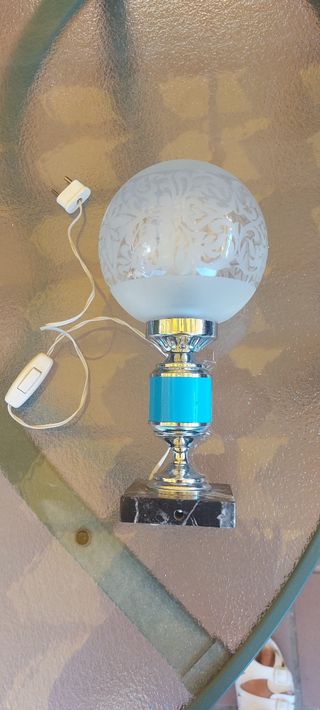 Lamparita vintage quinque de mesilla años 70