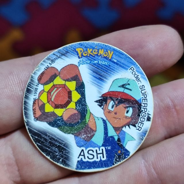 Tazo Ash Pokémon