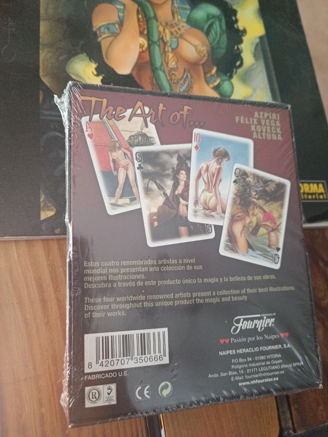 Lote Azpiri - Sensations y cartas fournier