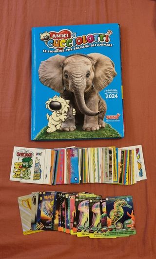 Figurine e cards Amici Cucciolotti 2024