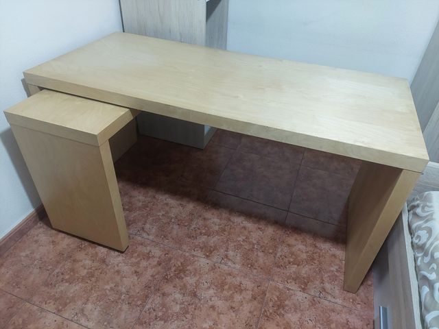 Escritorio extensible de 151cm roble en Santomera