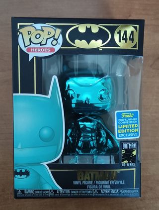 Funko Pop Heroes Batman Teal Chrome 