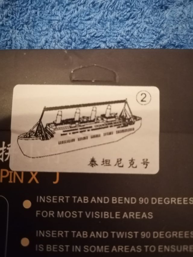 Barco de matel Para Montar