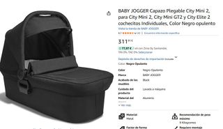 Carrito bebé Baby Jogger City Select 2 + capazo
