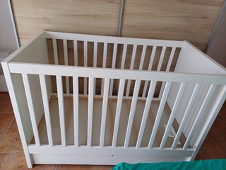 Cuna Stuva Ikea con cajones