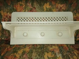 Leja perchero blanca