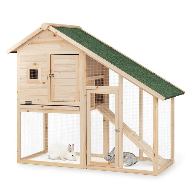 Casa para animales, casita de madera