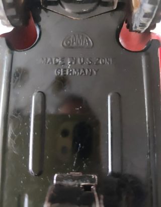 Camión bomberos GAMA a cuerda. Años 50/60