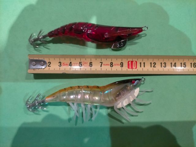 4 Jibioneras pesca Calamares, Sepias..