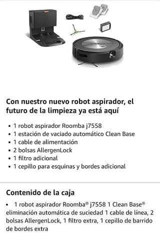 iRobot roomba J7 + grafito nuevo sin estrenar