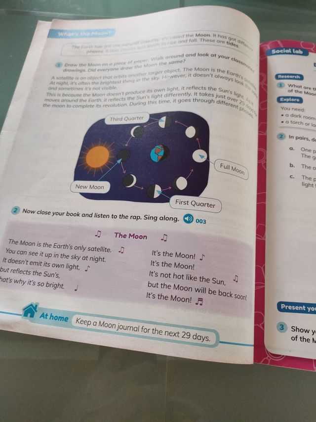 Libro de texto Social sciences 4 prim