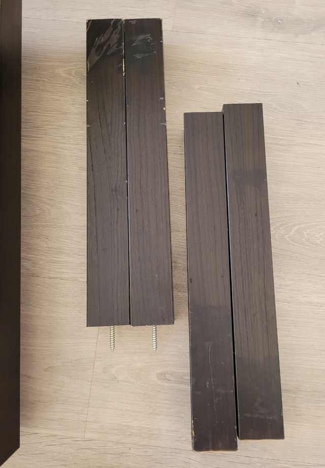 MESA LACK IKEA MARRÓN 55X55CM.