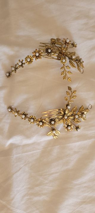 Tocado novia 2 peinas