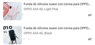 Funda móvil oppo A54 y protector